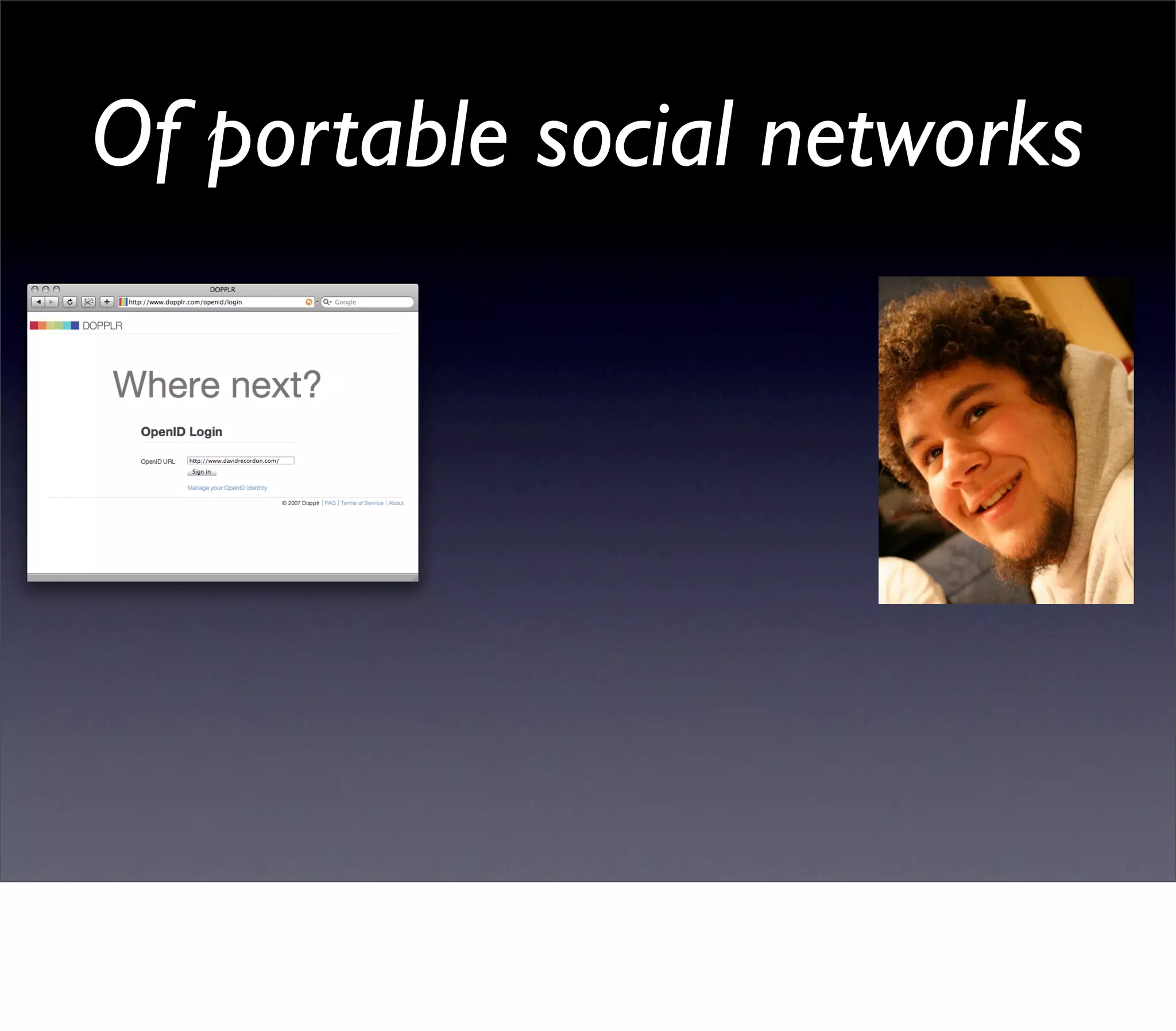 Web 2.0 Expo Berlin: Open Platforms and the Social Graph
