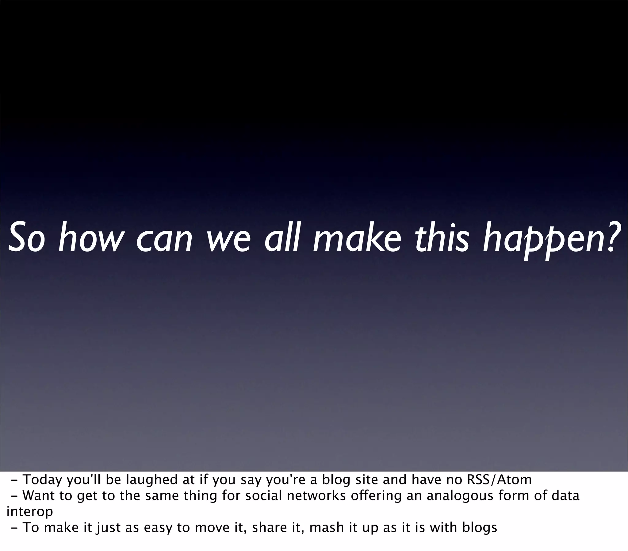 Web 2.0 Expo Berlin: Open Platforms and the Social Graph