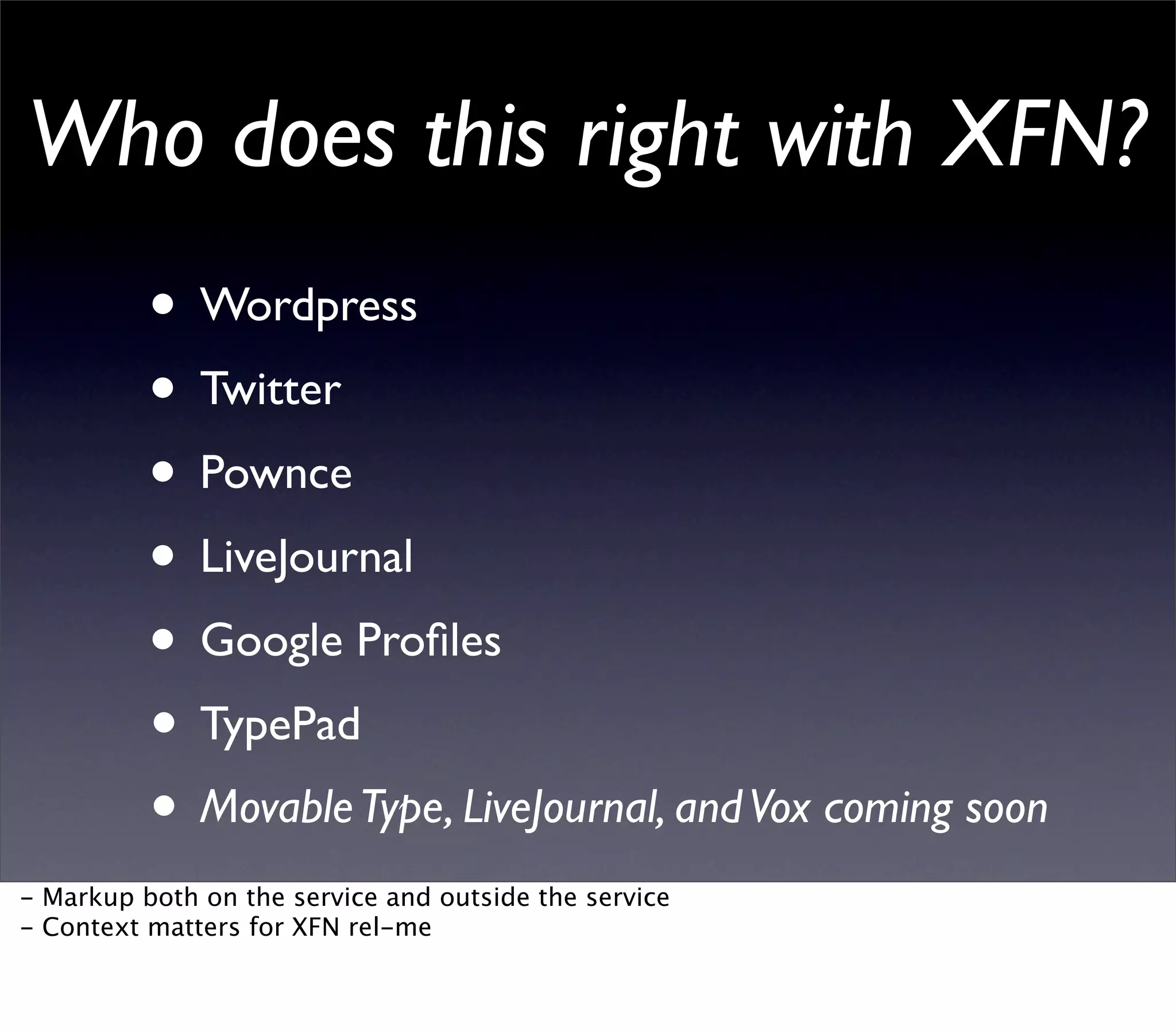 Web 2.0 Expo Berlin: Open Platforms and the Social Graph