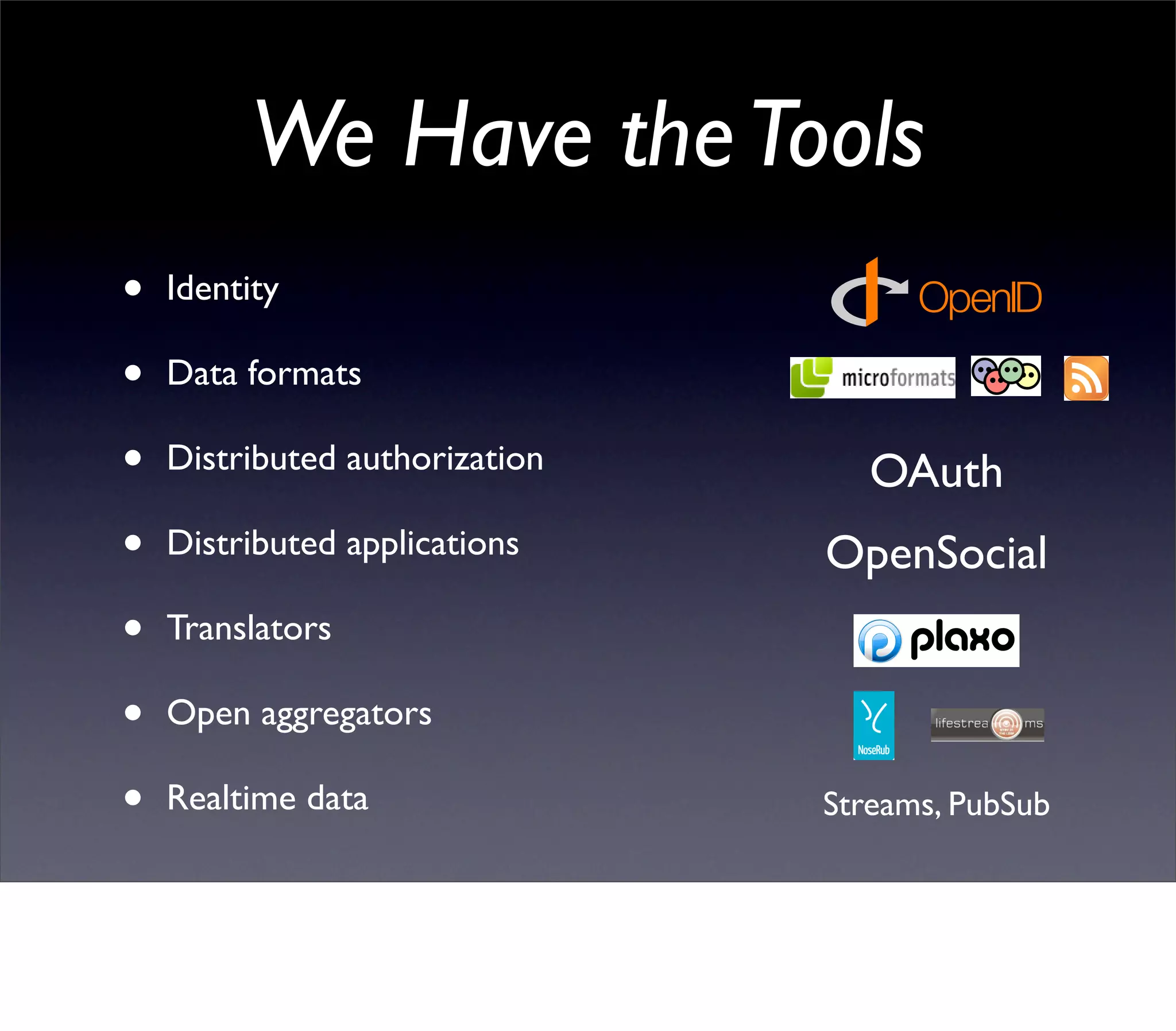 Web 2.0 Expo Berlin: Open Platforms and the Social Graph