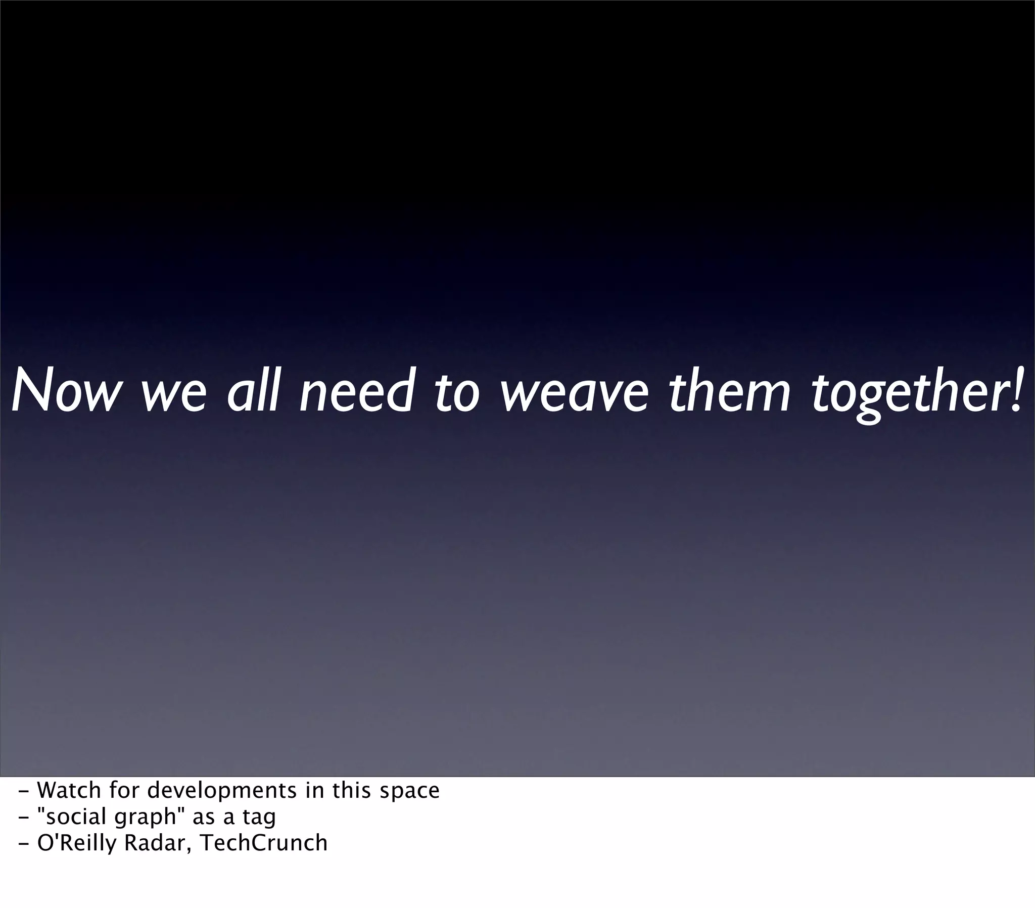 Web 2.0 Expo Berlin: Open Platforms and the Social Graph