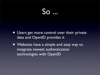 Web 2.0 Expo Berlin: OpenID Emerging from Web 2.0