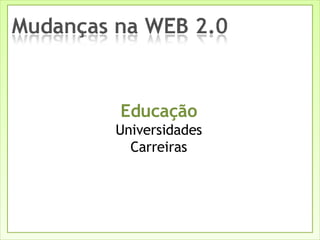 Educação Universidades Carreiras 