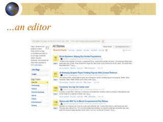 an editor 