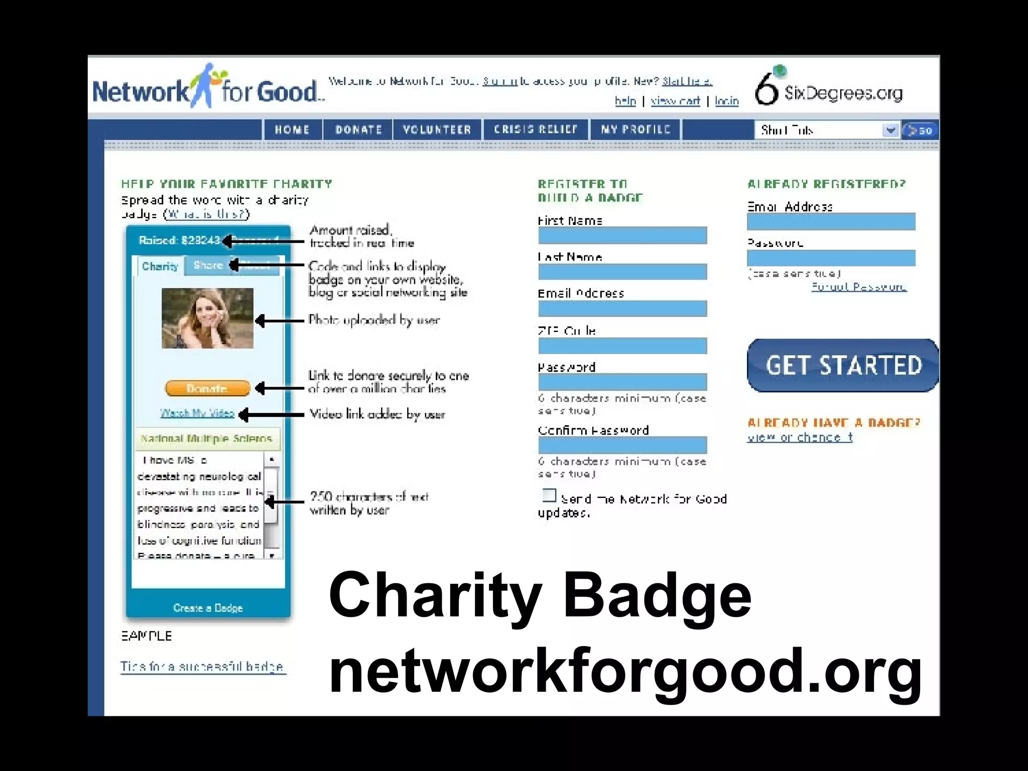 Charity Badge networkforgood.org