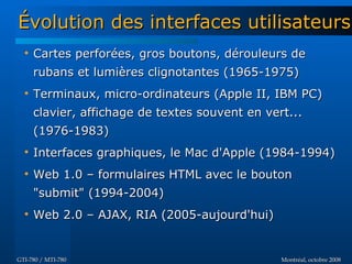 Web 2.0 - GTI780 & MTI780 - ETS - A08
