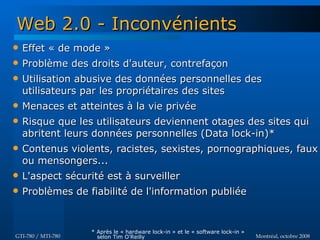 Web 2.0 - GTI780 & MTI780 - ETS - A08