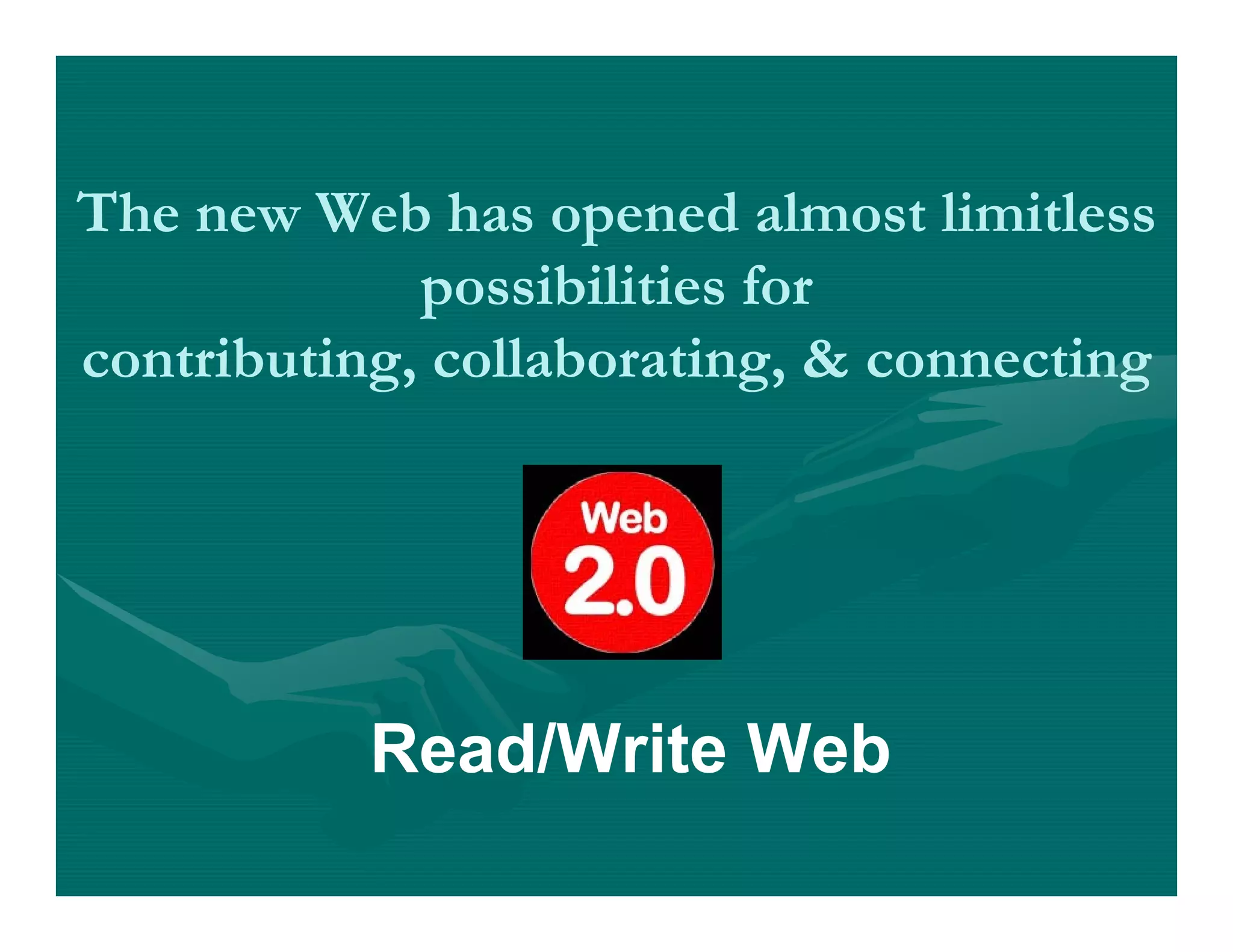 Web 2.0 in Education