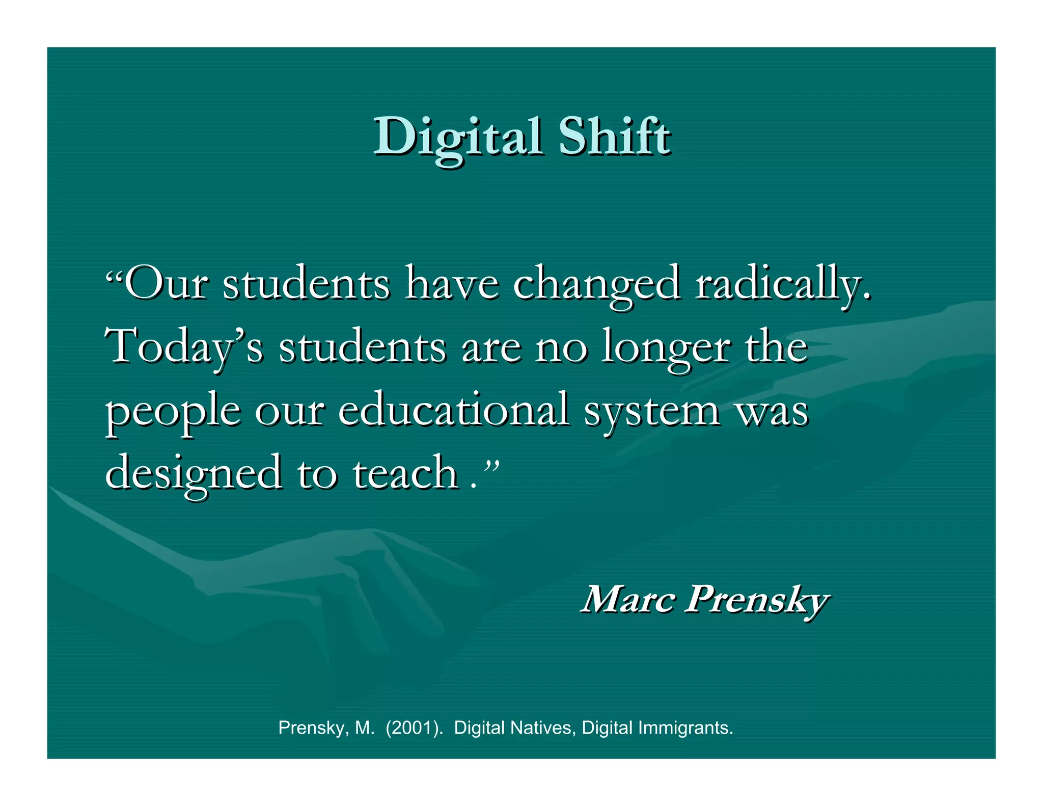 Web 2.0 in Education