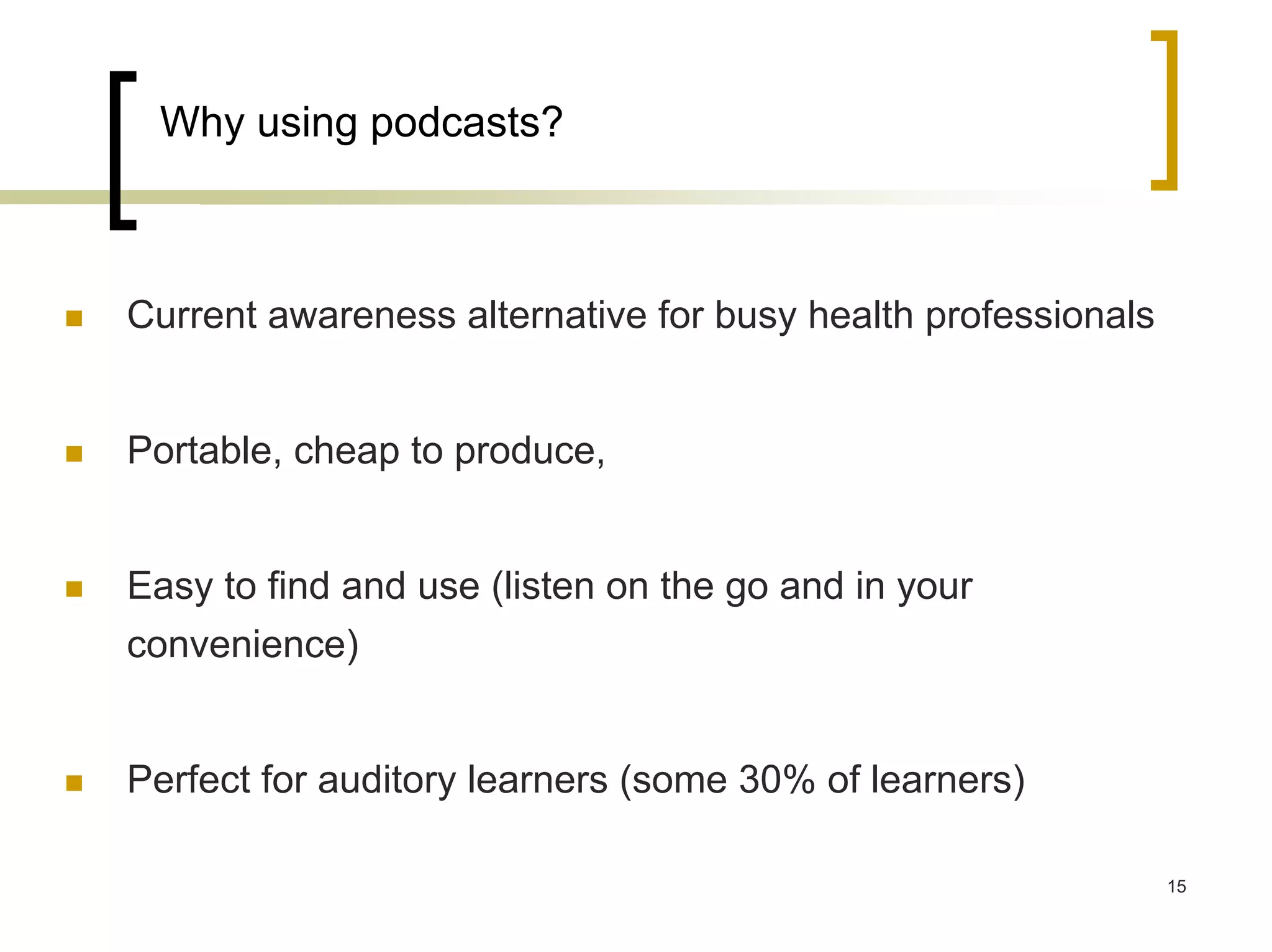 Web 2.0 in Health: a Practical Overview