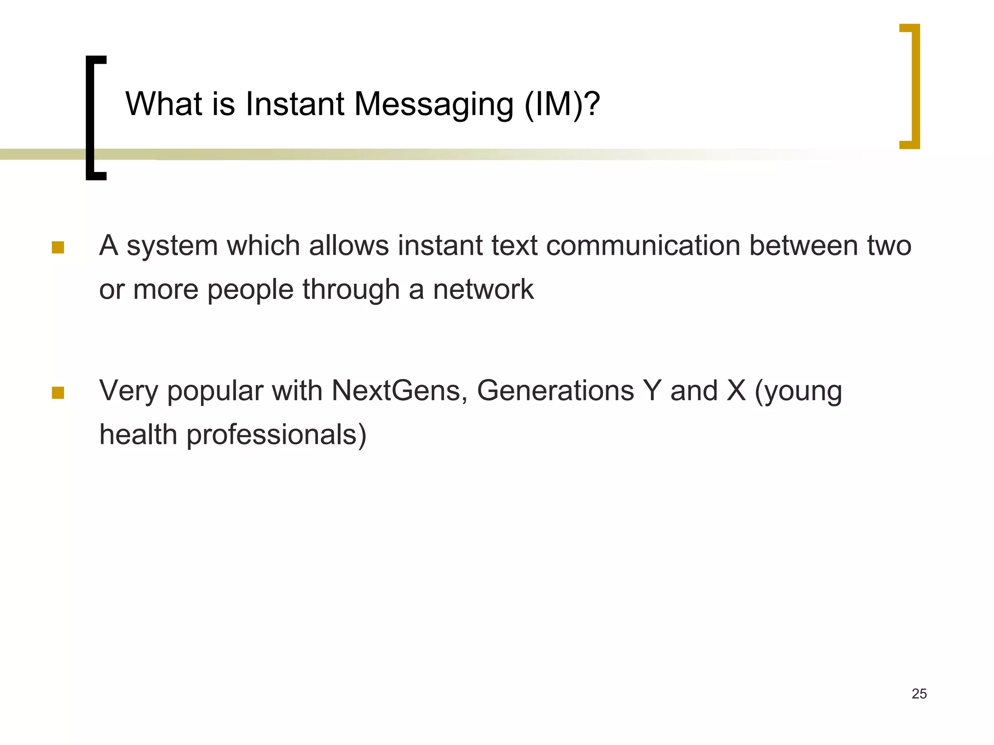 Web 2.0 in Health: a Practical Overview