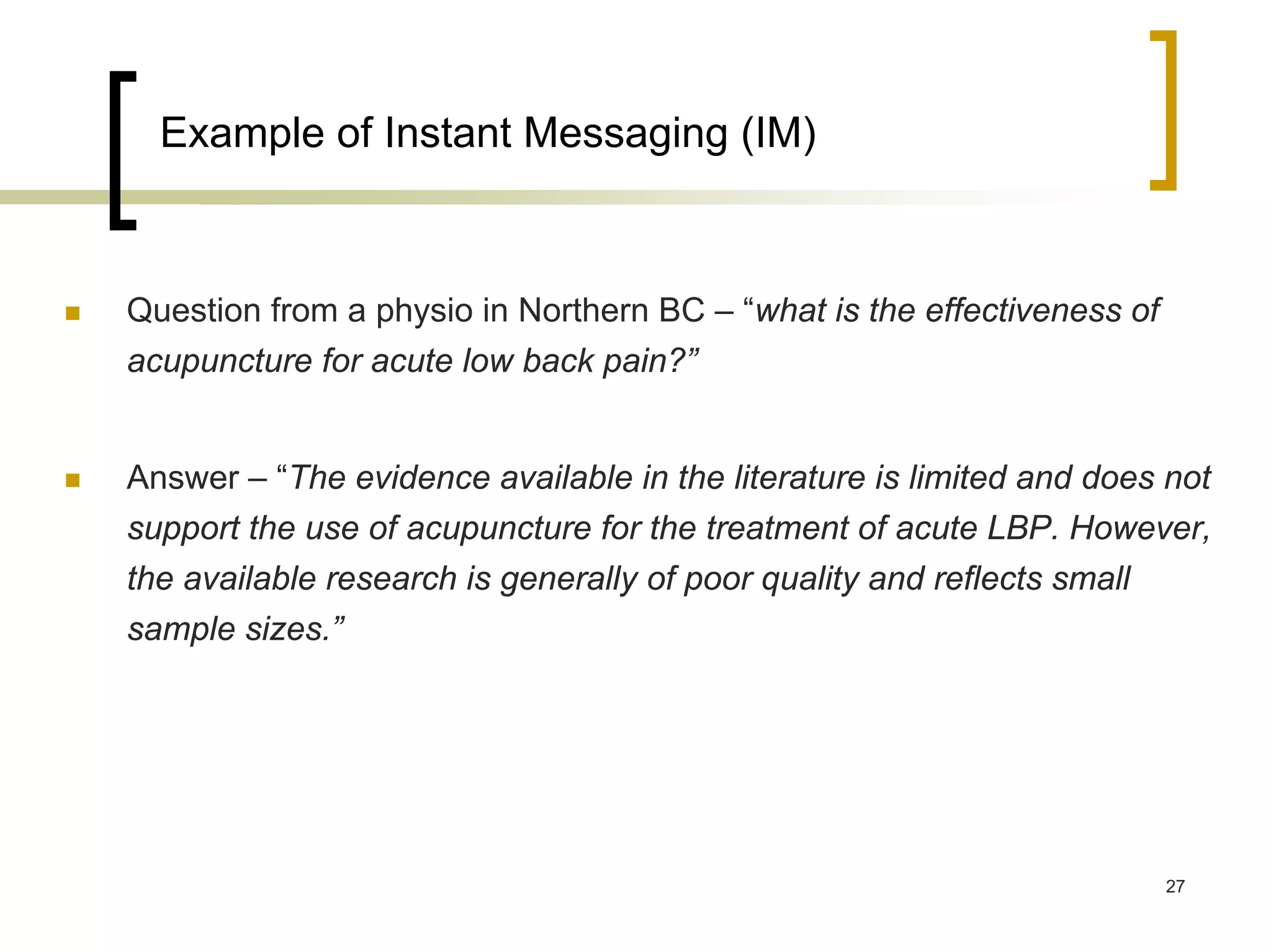 Web 2.0 in Health: a Practical Overview