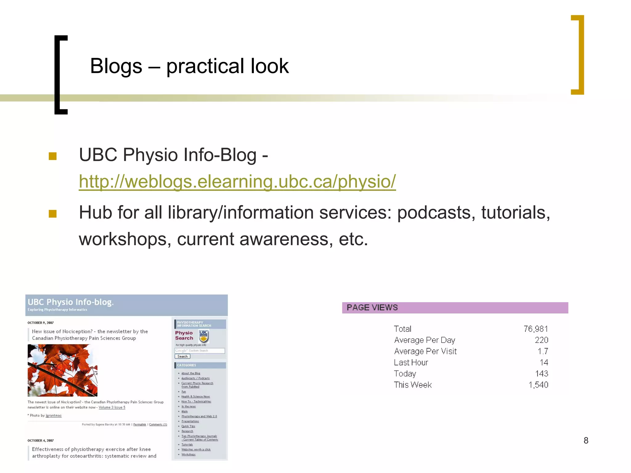 Web 2.0 in Health: a Practical Overview