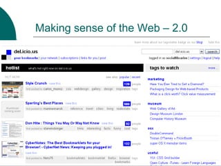 Making sense of the Web – 2.0 