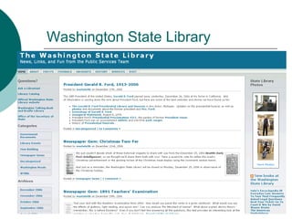 Washington State Library 