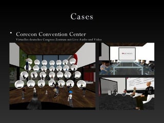 Cases Corecon Convention Center Virtuelles deutsches Congress Zentrum mit Live-Audio und Video 