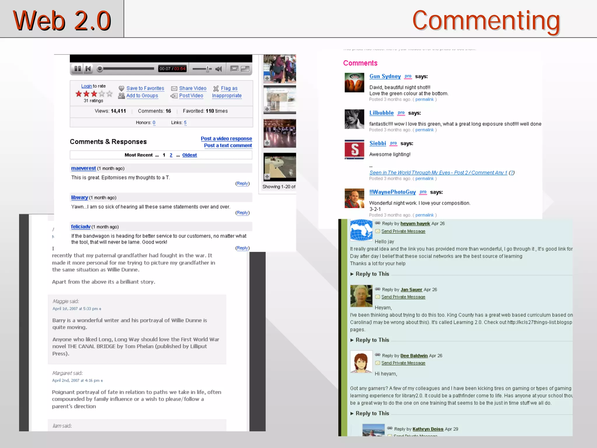 Web 2.0   Commenting
 