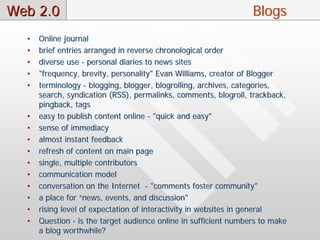 Web 2.0 / Library 2.0 Part One