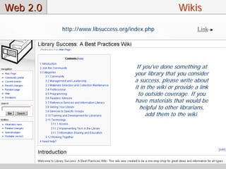 Web 2.0 / Library 2.0 Part One