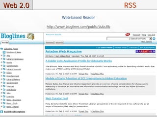 Web 2.0 / Library 2.0 Part One