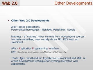 Web 2.0 / Library 2.0 Part One
