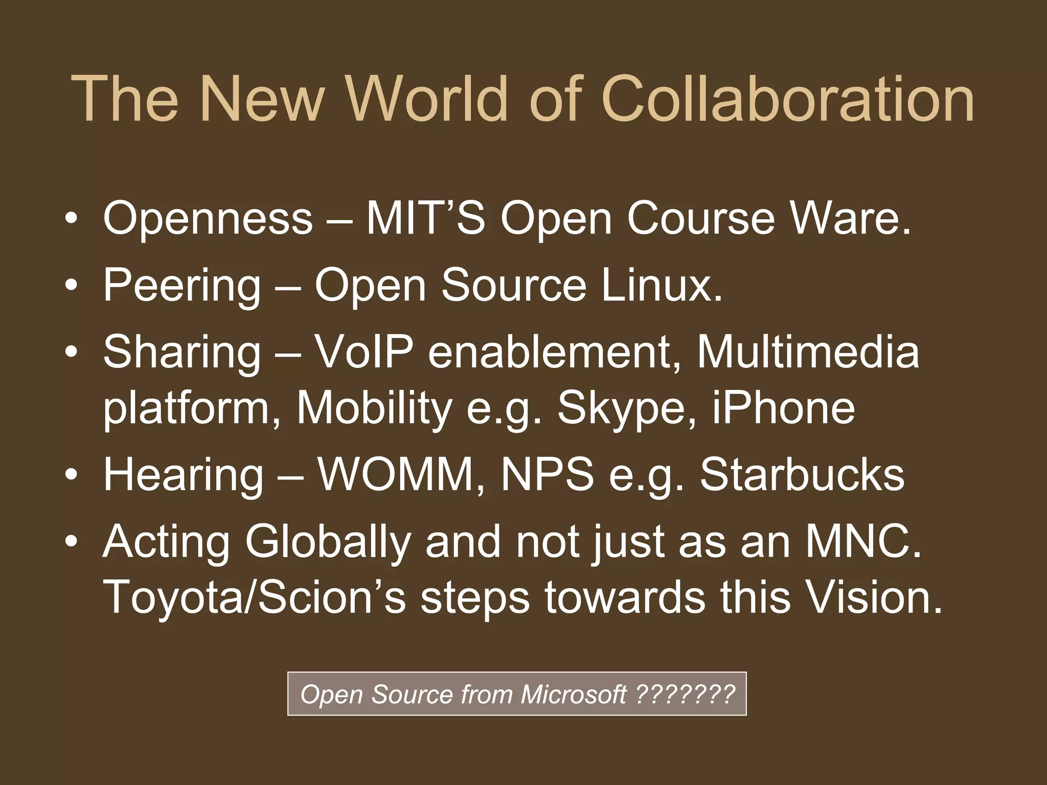 Web 2.0 Managerial Economics