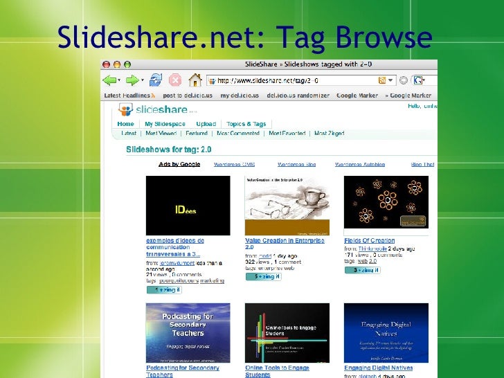 web 2 0 presentation