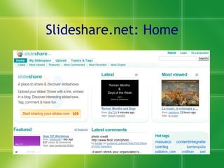 Slideshare.net: Home 