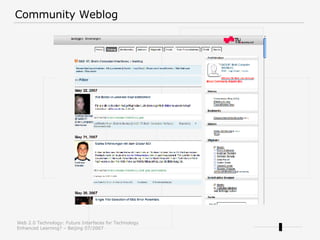 Community Weblog 