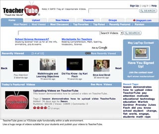 Web 2.0 tools for your Classroom Right NOW!! | PPT