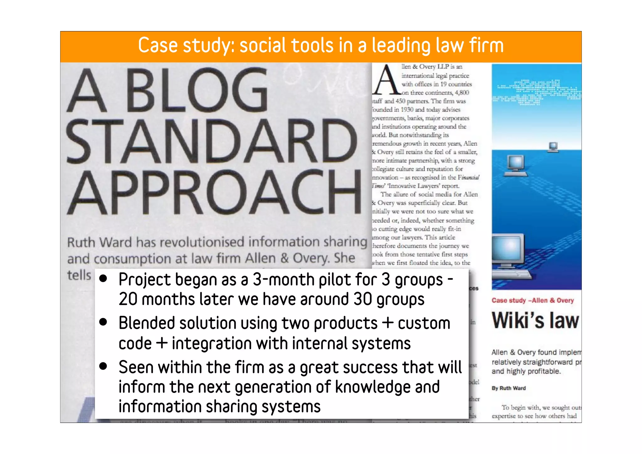 Web 2.0: towards collaborative - Lee Bryant