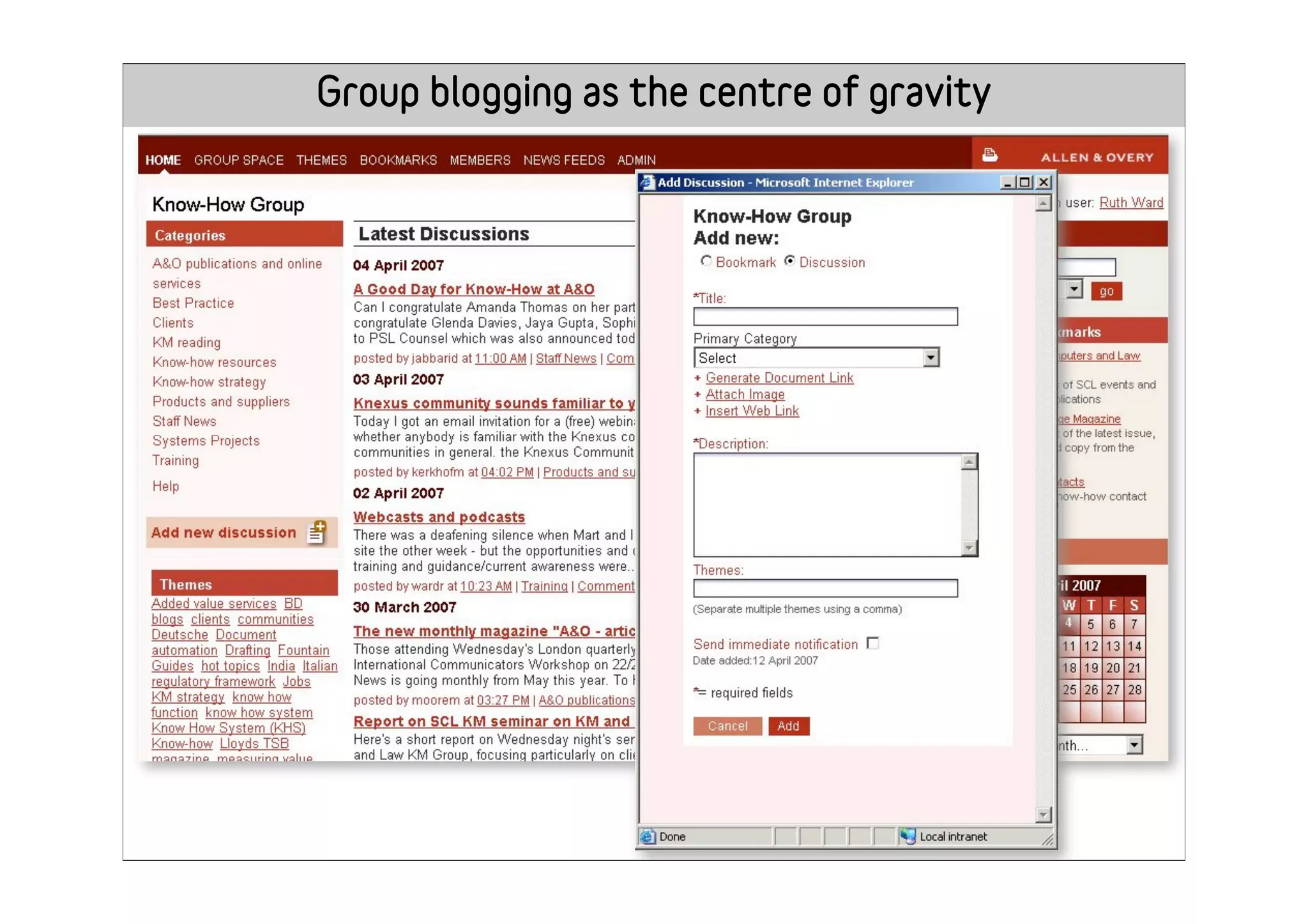 Web 2.0: towards collaborative - Lee Bryant