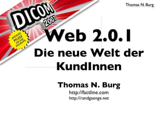 Web 2.0 und Die neuen KundInnen