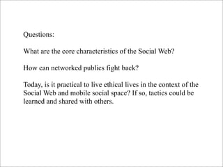 Web 2.0 -- What Went Wrong?