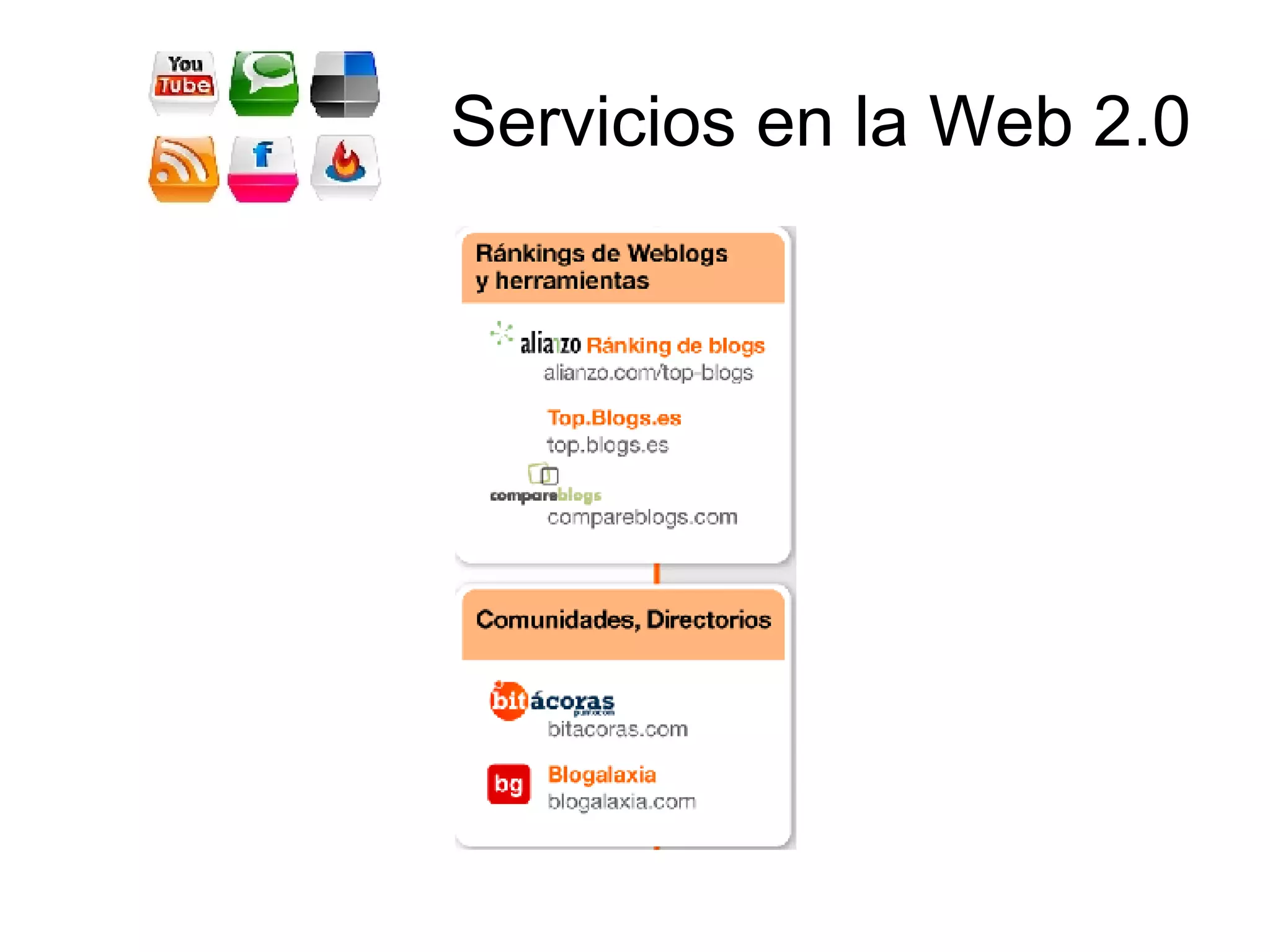 Servicios en la Web 2.0 