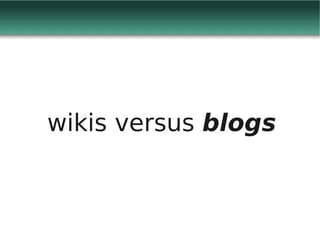Web 2.0 y redes sociales virtuales - Wikis