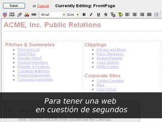 Web 2.0 y redes sociales virtuales - Wikis