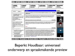 Beperkt Houdbaar: universeel onderwerp en spraakmakende preview 