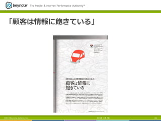 「顧客は情報に飽きている」

©2013 Keynote Systems, Inc.

2013年 11月 7日

132

 