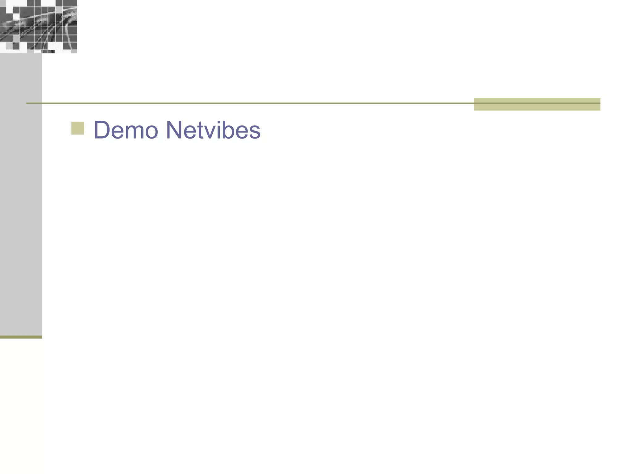 Demo   Netvibes 