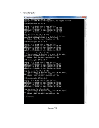 • Komputer port 2
(semua TTL)
 