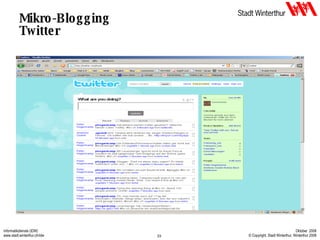 Mikro-Blogging Twitter 