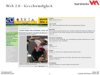 Web 2.0 - Geschwindigkeit 