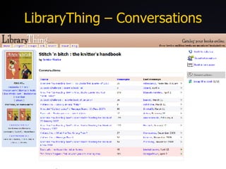 LibraryThing – Conversations 