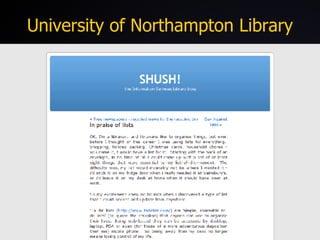 University of Northampton Library 