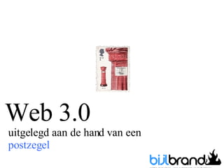 Web 3.0 uitgelegd aan de hand van een  postzegel 