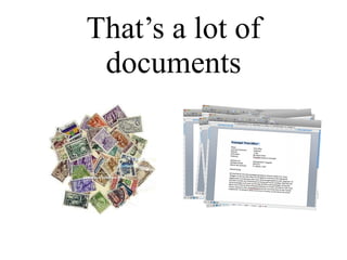 That’s a lot of documents 
