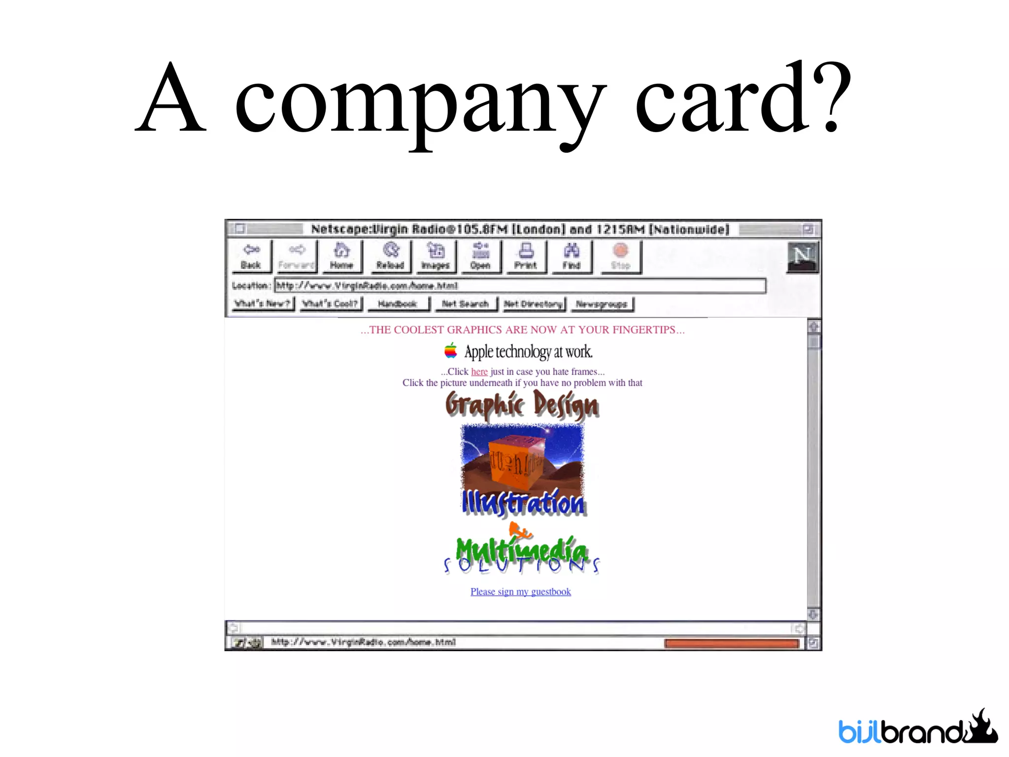 A company card? 