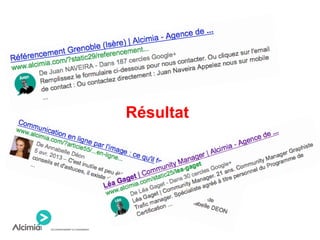 Résultat
 