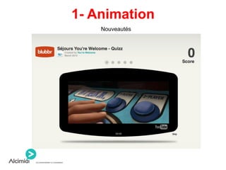 1- Animation
Nouveautés
BLUBBR
 